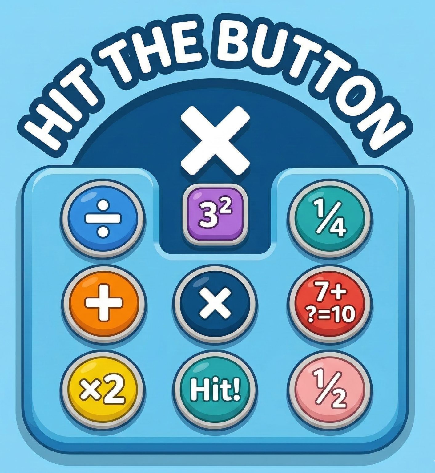 Square Numbers Game Hit The Button Maths